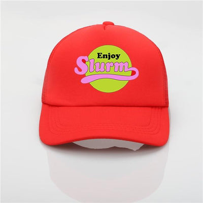 Futurama Enjoy Slurm Printing net cap baseball cap Men and women Summer Trend Cap New Youth Joker sun hat Beach Visor hat