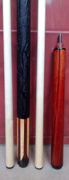 Boriz Billiards Black Leather Grip Pool Cue Stick Majestic BB8B Series inlaid